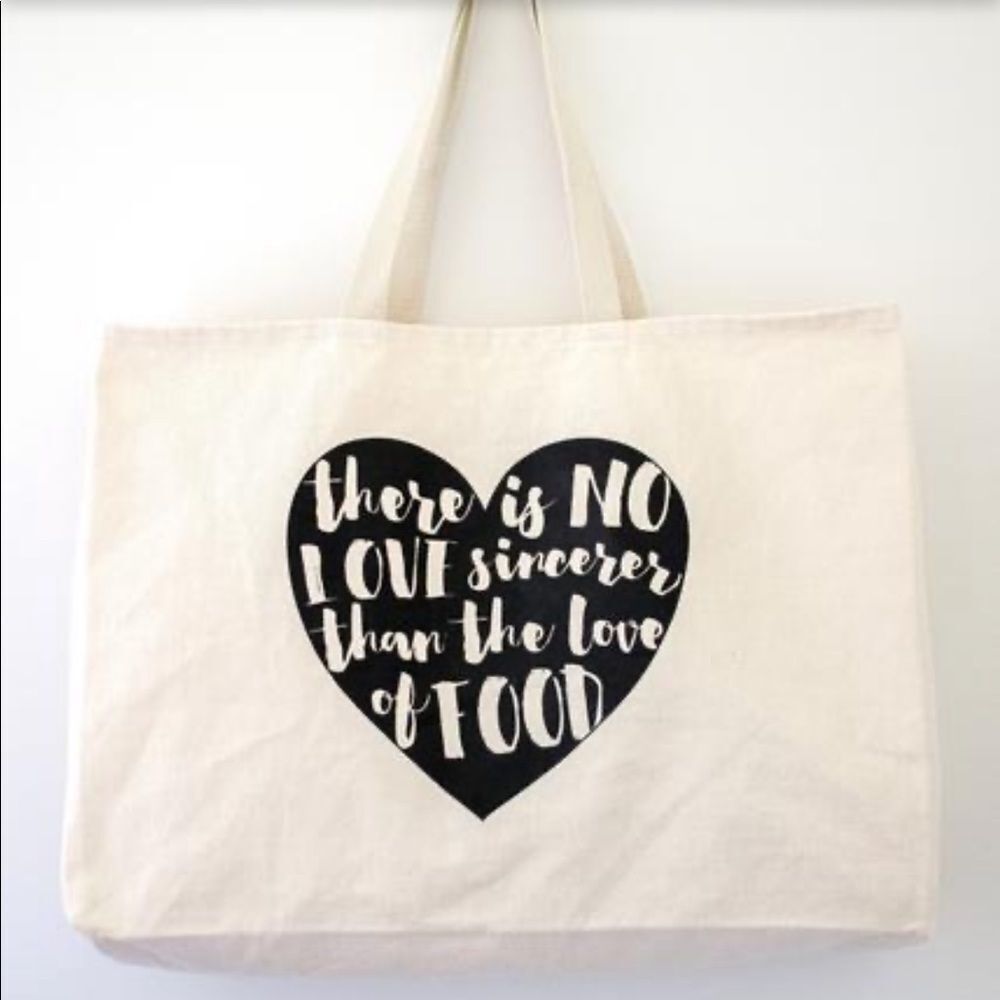 Food Love Tote Bag NWT - Picture 2 of 7